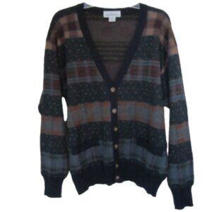Vintage Tricots St Raphael Saks Fifth Avenue Wool Cardigan Sweater